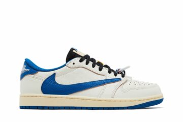 Fragment Design x Travis Scott x Air Jordan 1 Retro Low OG SP 'Sail Military Blue' DM7866-104